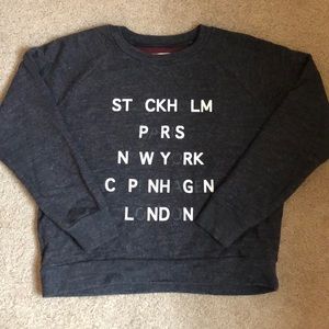 Madewell Cities sweatshirt in M